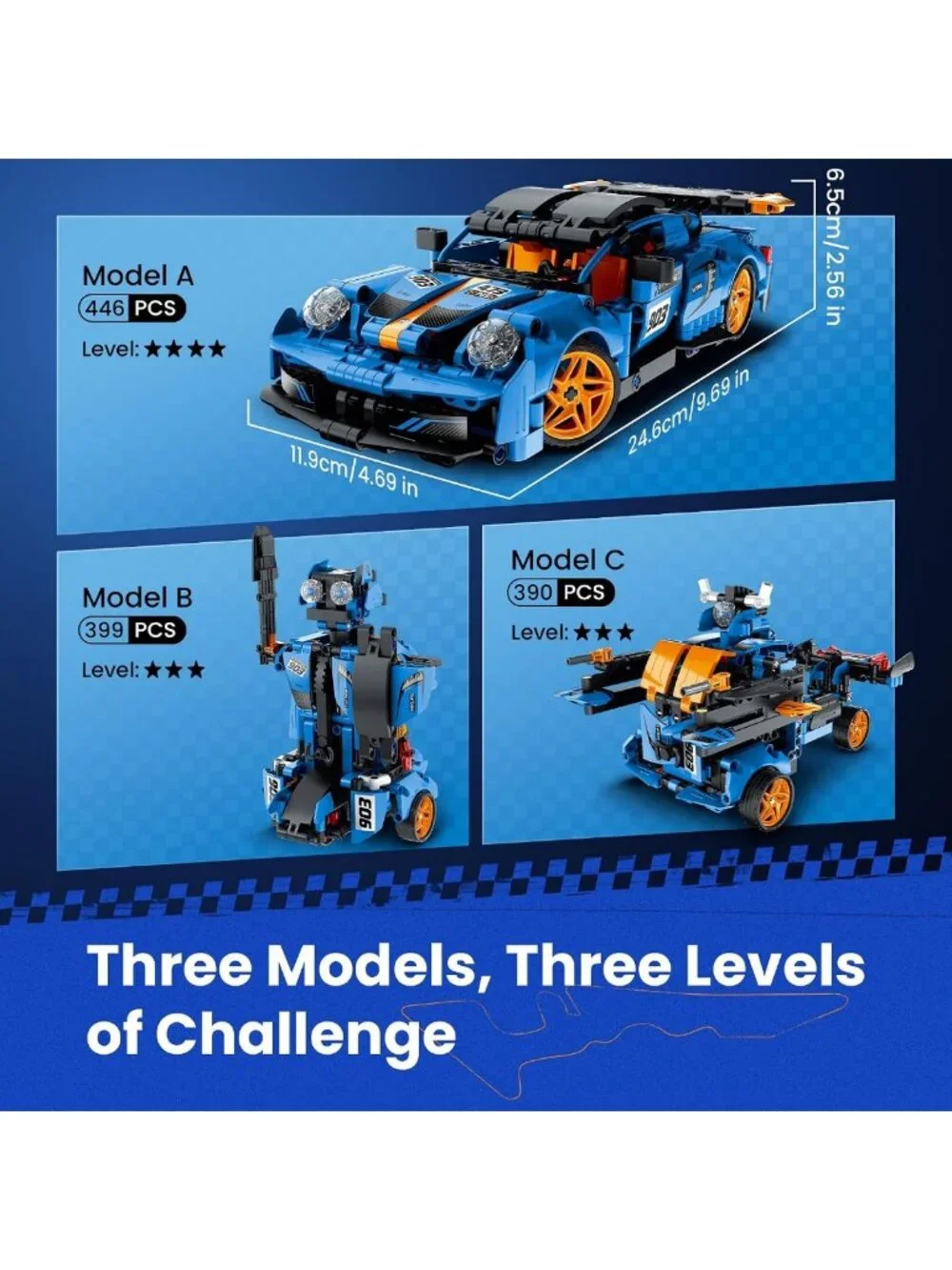 STEM Remote Control Car Robot Building Kit - Perfect Gift for Boys 8